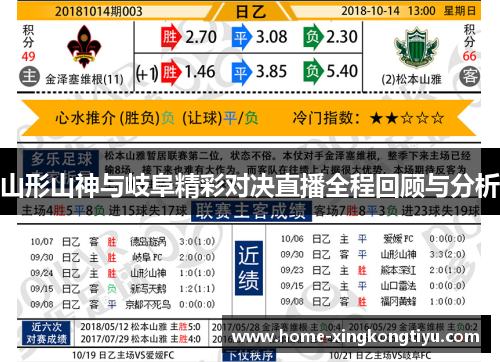 山形山神与岐阜精彩对决直播全程回顾与分析